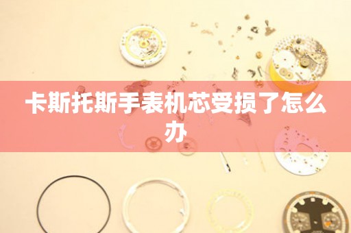 卡斯托斯手表機芯受損了怎么辦