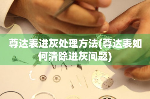 尊達表進灰處理方法(尊達表如何清除進灰問題)