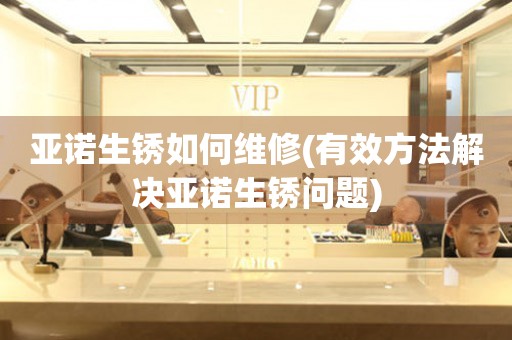亞諾生銹如何維修(有效方法解決亞諾生銹問題)