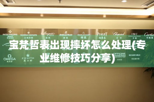 寶梵哲表出現摔壞怎么處理(專業維修技巧分享)