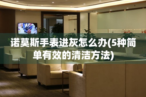 諾莫斯手表進灰怎么辦(5種簡單有效的清潔方法)