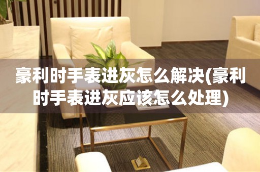 豪利時手表進灰怎么解決(豪利時手表進灰應該怎么處理)