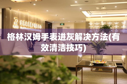 格林漢姆手表進灰解決方法(有效清潔技巧)