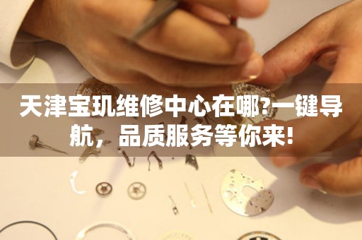 天津寶璣維修中心在哪?一鍵導航，品質服務等你來!
