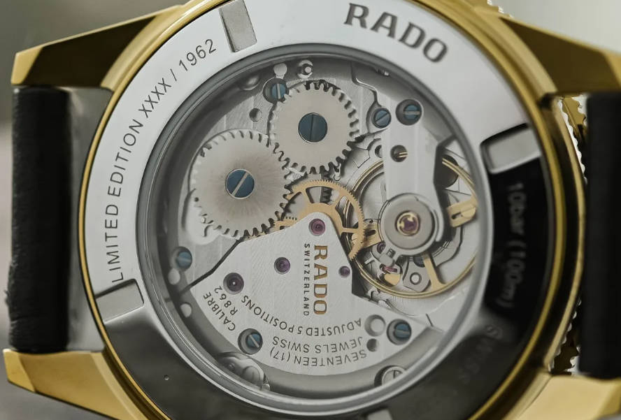 Rado瑞士雷達表庫克船長系列Over-Pole黃金PVD限量版腕表：復古與現代的完美融合