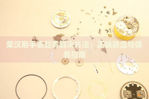 榮漢斯手表起霧解決方法：正確除濕與保養指南
