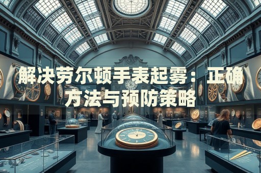 解決勞爾頓手表起霧：正確方法與預防策略