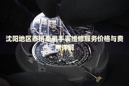 沈陽地區泰格豪雅手表維修服務價格與費用詳解