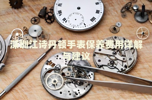 深圳江詩丹頓手表保養費用詳解與建議