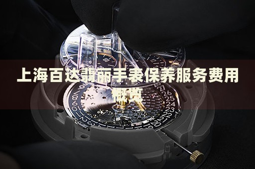 上海百達翡麗手表保養服務費用概覽