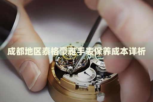 成都地區泰格豪雅手表保養成本詳析