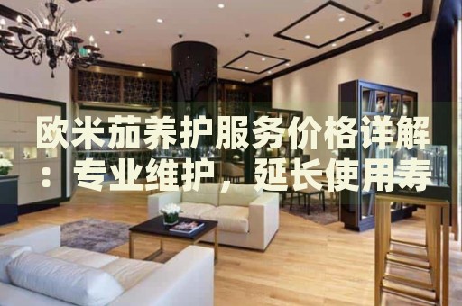 歐米茄養護服務價格詳解：專業維護，延長使用壽命