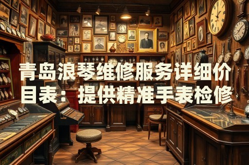 青島浪琴維修服務詳細價目表：提供精準手表檢修與保養方案