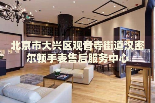 北京市大興區觀音寺街道漢密爾頓手表售后服務中心