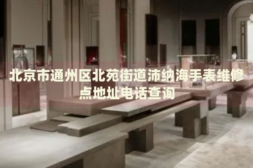 北京市通州區(qū)北苑街道沛納海手表維修點地址電話查詢