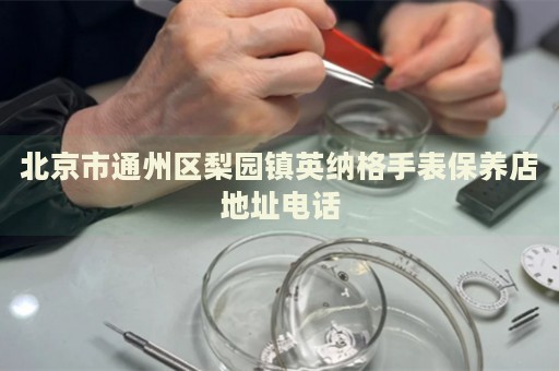 北京市通州區梨園鎮英納格手表保養店地址電話
