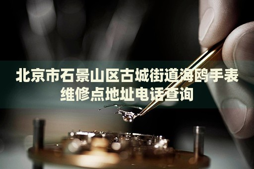 北京市石景山區古城街道海鷗手表維修點地址電話查詢