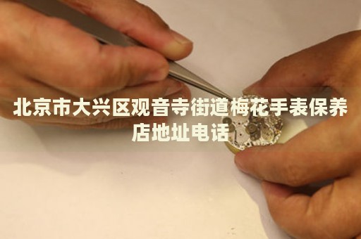 北京市大興區觀音寺街道梅花手表保養店地址電話