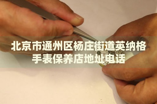 北京市通州區(qū)楊莊街道英納格手表保養(yǎng)店地址電話
