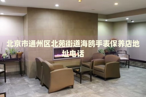 北京市通州區北苑街道海鷗手表保養店地址電話