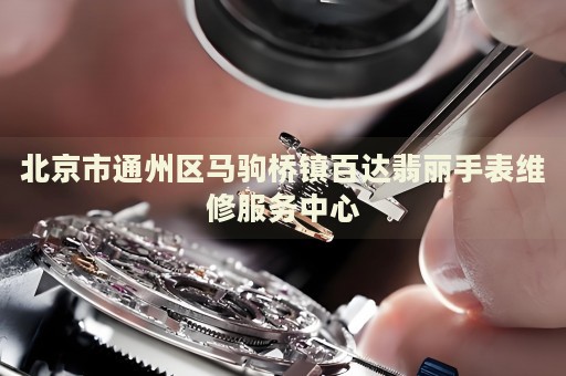 北京市通州區馬駒橋鎮百達翡麗手表維修服務中心