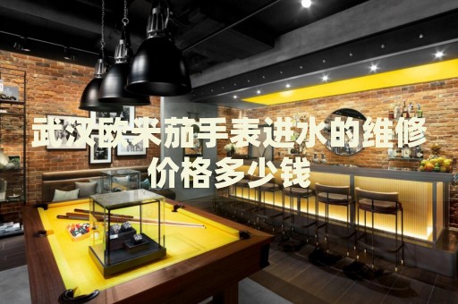 武漢歐米茄手表進水的維修價格多少錢