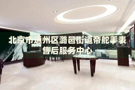 北京市通州區潞邑街道帝舵手表售后服務中心