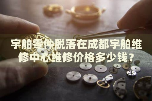 宇舶零件脫落在成都宇舶維修中心維修價格多少錢？