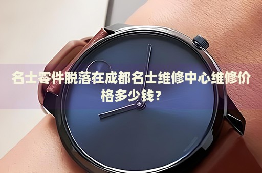名士零件脫落在成都名士維修中心維修價格多少錢？