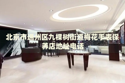 北京市通州區(qū)九棵樹街道梅花手表保養(yǎng)店地址電話
